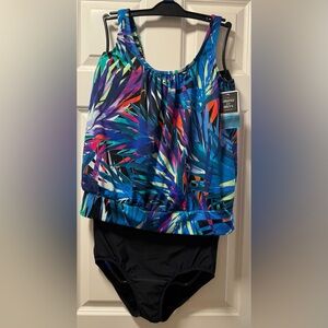 Colorful Tankini Swimsuit